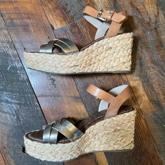 Sam Edelman Darline Platform Wedge Sandal Size 7.5 - Picture 8 of 8